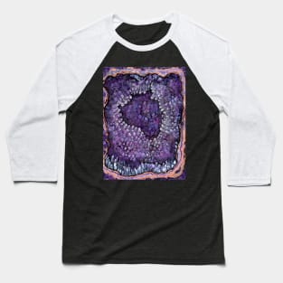 Amethyst Cluster Baseball T-Shirt